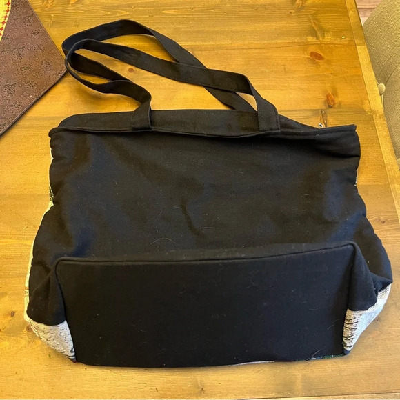 Christmas Snowman Tapestry Tote Bag - Picture 2 of 7